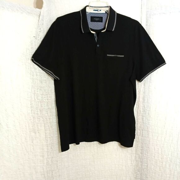 Ted Baker London Derry Pocket Polo Shirt Men's Size 6 - Picture 2 of 8